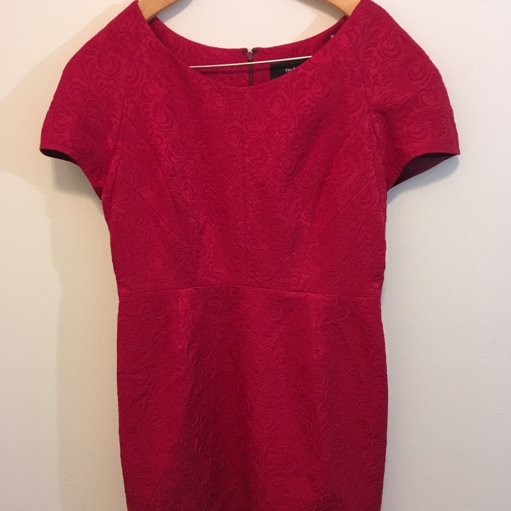 Red Brocade The Kooples Dress